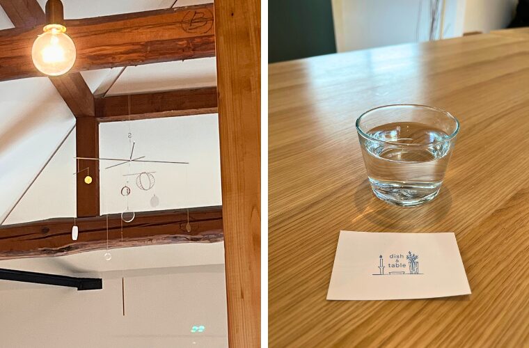 dish&tableおしゃれな店内
