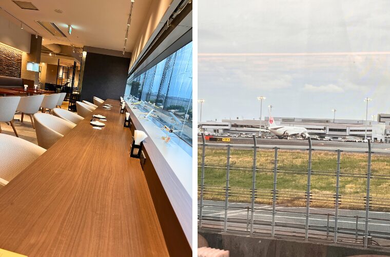 ブルーコーナー UC店窓からの景色
